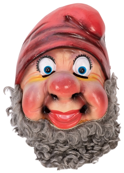  Dwarf Plastic Mascot Head. Circa 1950s. A molded celluloid ...