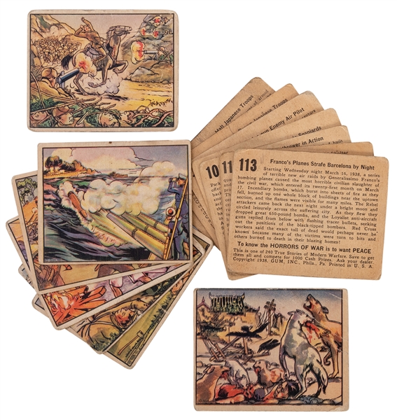  Horrors of War Trading Cards Collection. Philadelphia: Gum ...