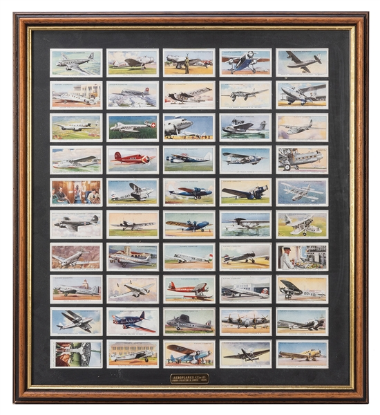  Player’s Cigarettes International Airliners Cigarette Cards...