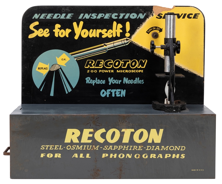  Recoton Needle Inspection Service Microscope and Service Ca...