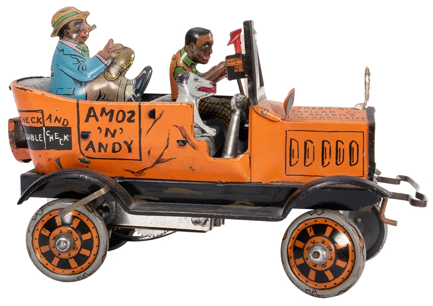  Marx Amos ‘N’ Andy Cab Crazy Car. Lithographed tin wind-up ...
