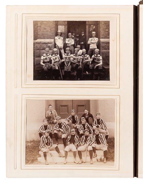  Brown University Class of 1887 Photograph Album/Yearbook wi...
