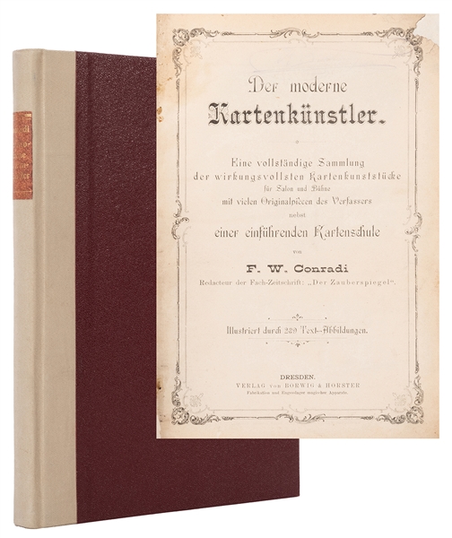  Conradi, Friedrich Wilhelm. Der Moderne Kartenkunstler. Dre...
