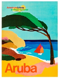  American Airlines / Aruba. USA, 1970s. From the “endless su...