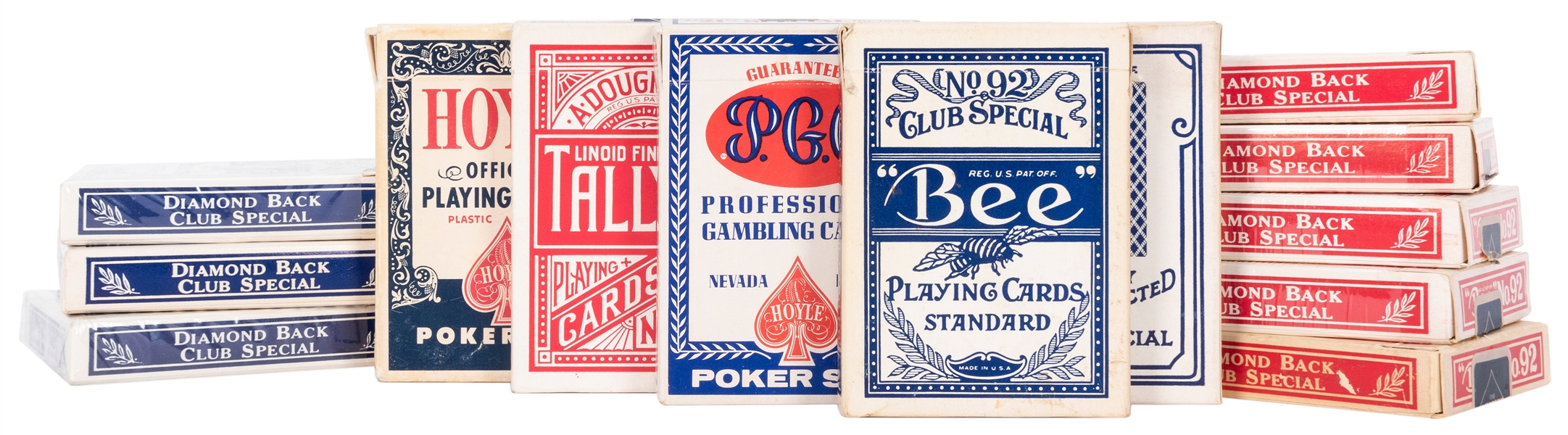  Scarne, John. Group of Playing Card Decks Owned by Scarne. ...