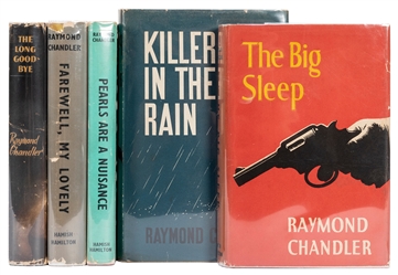  CHANDLER, Raymond (1888–1959). Five Early British Reprints....