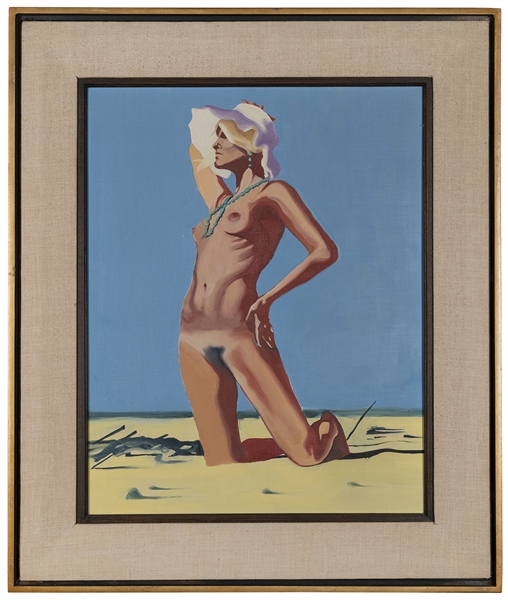  BLUE, Robert D. (American, 1946-1998). Beach Nude. Undated ...