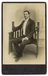  Carmo (Harry Cameron). Cabinet Card Portrait of The Great C...
