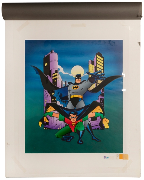  VASS, Rod. Original Batman and Robin Artwork. London, ca. 1...