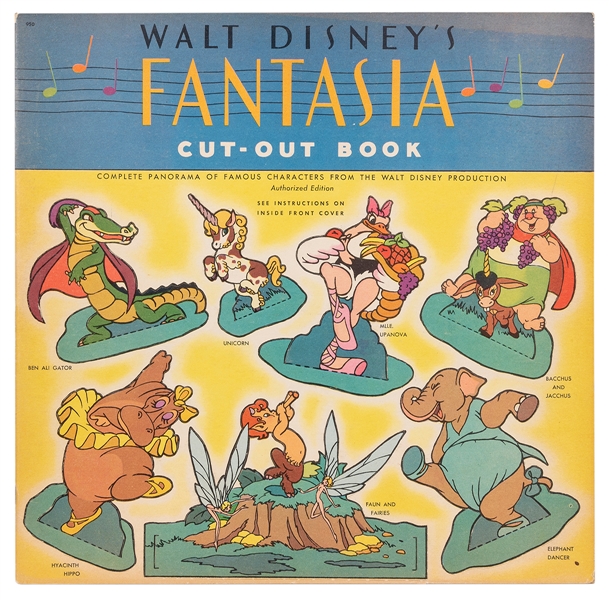  [DISNEY] Walt Disney’s Fantasia Cut-Out Book. Racine, WI: W...