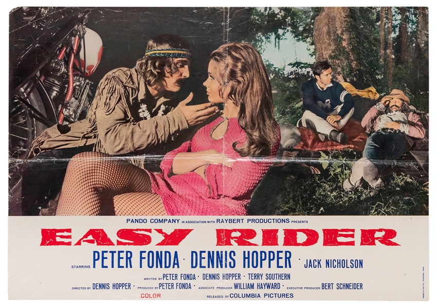  Easy Rider. Columbia Pictures, 1969. Italian photobusta pos...