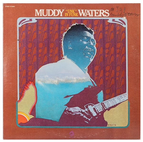  Muddy Waters Signed Album. “Unk” in Funk. Chess Records, 19...