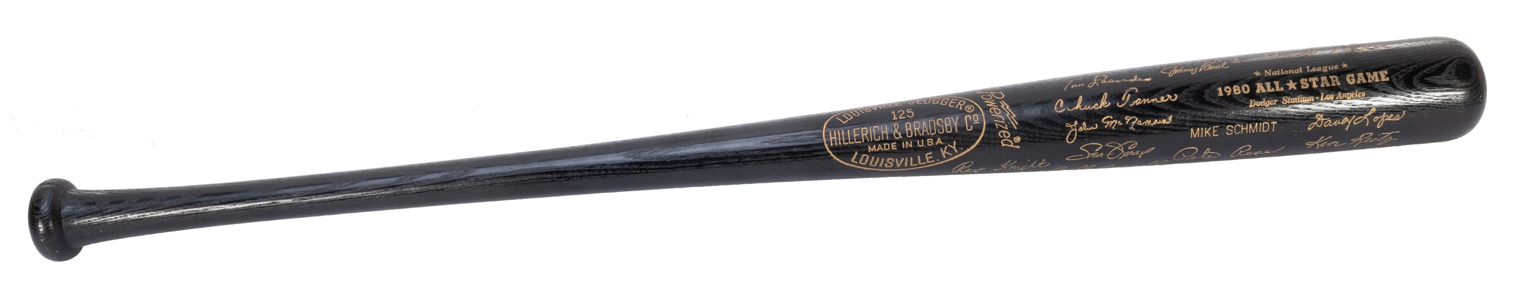  1980 All-Star Game Commemorative Baseball Bat. Hillerich an...