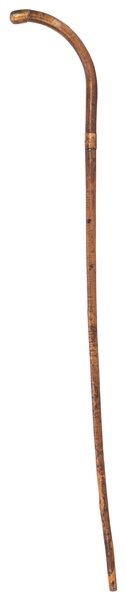  Hickory Cane. Birmingham, UK, early 19th century. With ster...