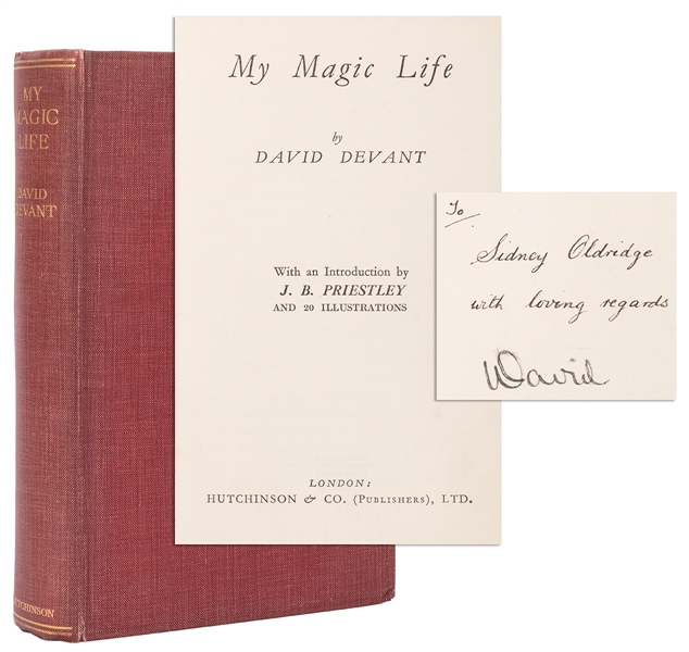  Devant, David. My Magic Life. London: Hutchinson & Co., 193...