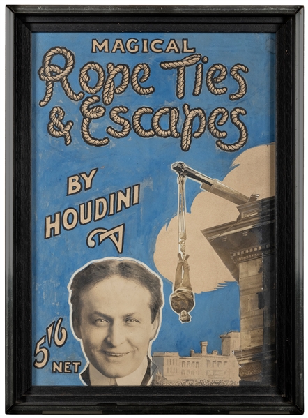  Houdini, Harry (Ehrich Weisz). Original Cover Artwork for H...