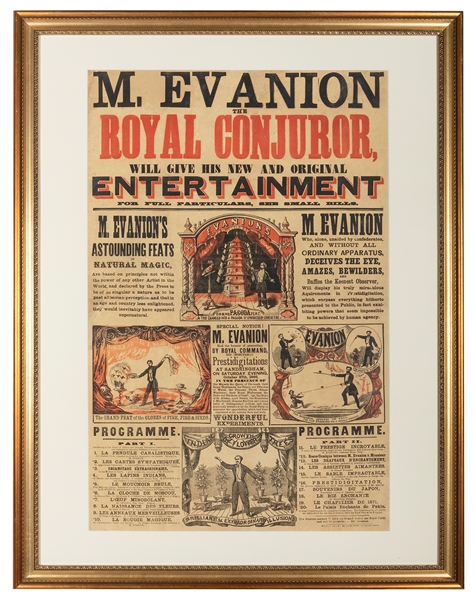  Evanion, Henry. M. Evanion the Royal Conjurer. London: Will...