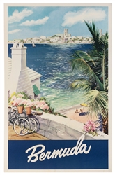  LEMEN, Frank (1902-1985). Bermuda. Circa 1950s. Tourism pos...