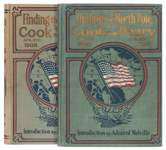  [ARCTIC]. [COOK, Frederick A. (1865–1940)] –– [PEARY, Rober...