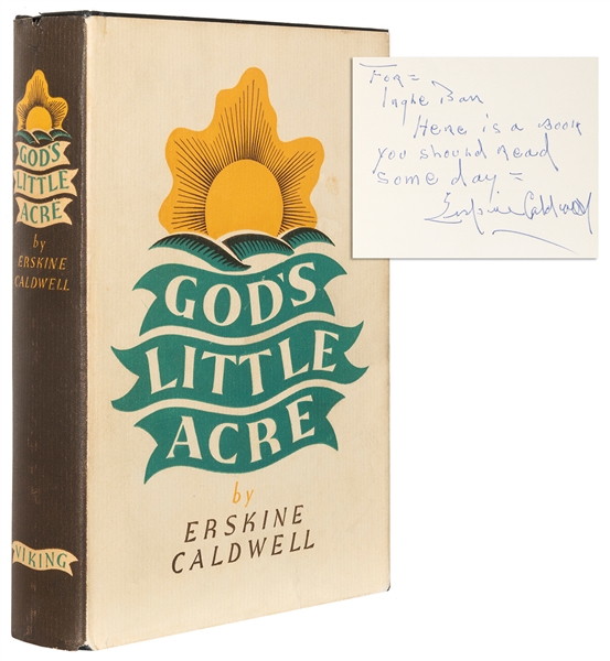  CALDWELL, Erskine (1903–1987). God’s Little Acre. New York:...
