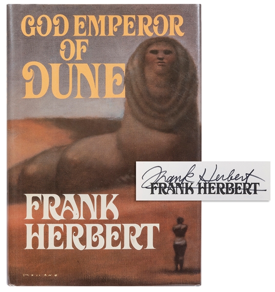  HERBERT, Frank (1920–1986). God Emperor of Dune. New York: ...
