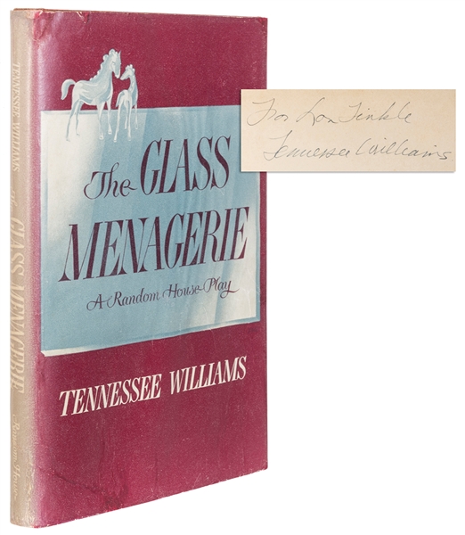  WILLIAMS, Tennessee (1911–1983). The Glass Menagerie. New Y...