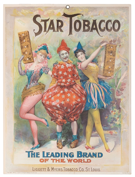  Star Tobacco / The Leading Brand of the World. 1894. [Bosto...