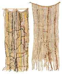  A Pair of Screen-Used Woven Drapery Props from Cloud Atlas....