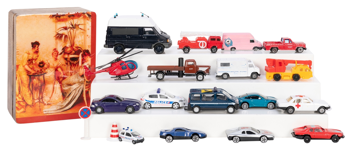  A Group of 16 Screen-Used Miniature Vehicles from the Serie...