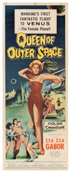  Queen of Outer Space. Allied Artists, 1958. Insert (36 x 14...