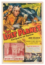 The Lost Planet. Columbia, 1953. One-sheet (41 x 27”) poste...