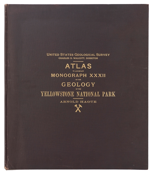  HAGUE, Arnold (1840–1917). Atlas to Accompany Monograph XXX...
