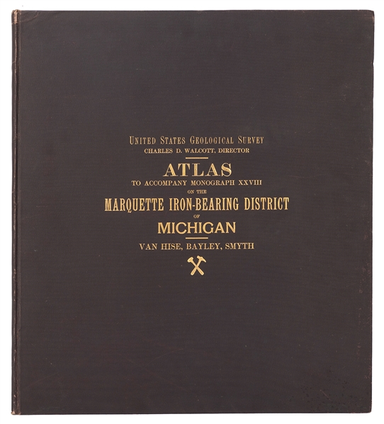  VAN HISE, Charles Richard and William Shirley BAYLEY. Atlas...
