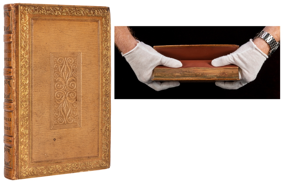  [FORE–EDGE PAINTING]. MOORE, Thomas (1779–1852). Lalla Rook...