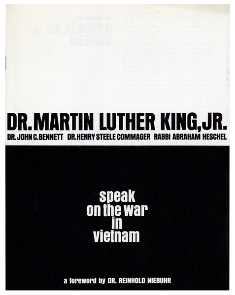  KING, Martin Luther, Jr. (1929-1968), et al. Speak on the W...