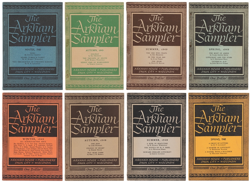  [ARKHAM HOUSE]. The Arkham Sampler. Edited by August Derlet...