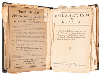  [BOLSHEVISM]. Sammelband of 8 Early Offprints About Bolshev...