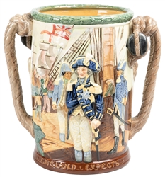  [POTTERY]. [NELSON, Lord Horatio (1758-1805), subject]. Sca...