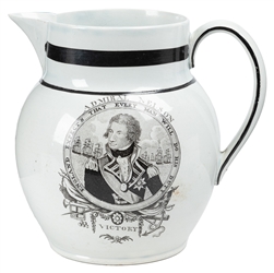  [POTTERY]. [NELSON, Lord Horatio (1758-1805), subject]. “Ad...