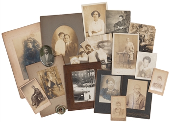  [AFRICAN AMERICANA]. Group of 12 Black and White Photos, 2 ...