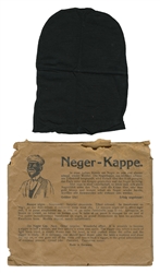  [AFRICAN AMERICANA]. Neger-Kappe. Germany, [ca. 1920s]. Rac...