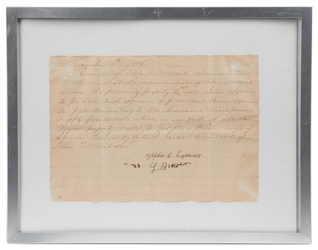  [SLAVERY DOCUMENT]. Manuscript Slave Appraisal. [N.p.], Dec...