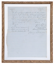  [SLAVERY DOCUMENT]. Manuscript Slave Appraisal. Wilcox Coun...