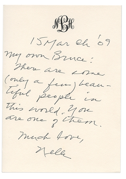 Harper Lee Autograph Letter Signed. 