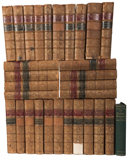 Works of Charles Dickens, Bound by Mansell. 