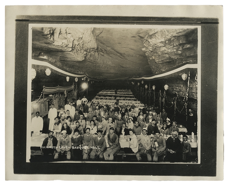 Group of 14 Photographs of Mammoth Cave. 