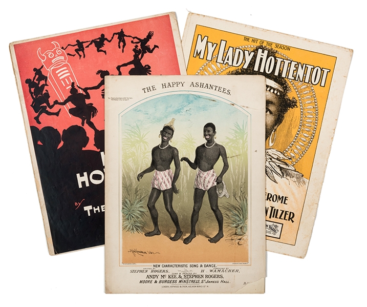 Early African Themed Sheet Music. Lot of Three. 