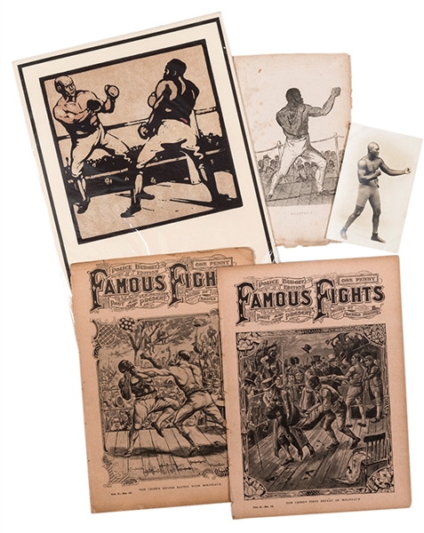 Jack Johnson, Cribb and Molineaux Boxing Collection. 