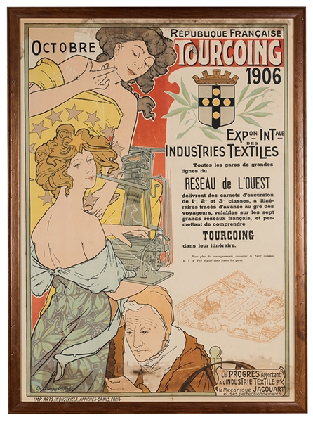 Exposition Internationale des Industries Textiles. Tourcoing Octobre 1906. 