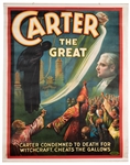 Carter the Great. Condemned to Death for Witchcraft. Cheats the Gallows. 